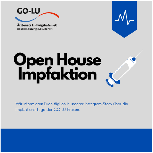 AKTION BEENDET! - GO-LU "Open House" Impfaktion  