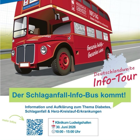 Der Schlaganfall Info Bus kommt nach Ludwigshafen!