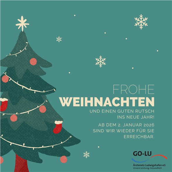 Frohe Weihnachten und erholsame Feiertage